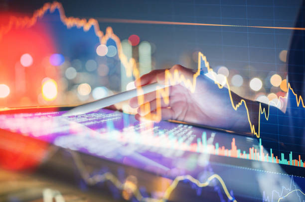 istock Artificial Intelligence helping Fintech Concept Businessman forecast looking for chance in grain profit from online business investment 2155709977