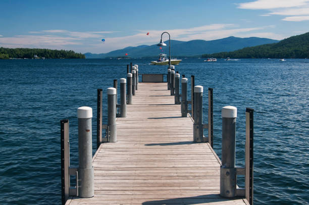 istock Lake George New York Waterfront Pier 2155711997