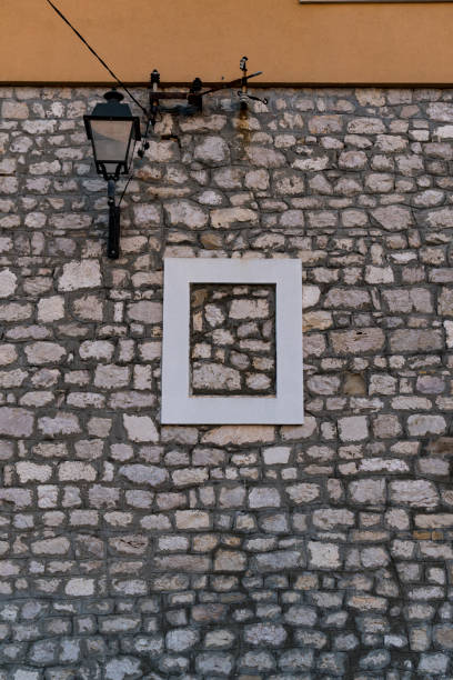 istock Texture of an old wall made from stone 2155712186