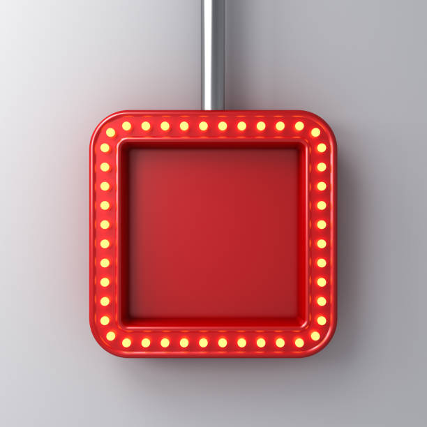 Black control panel with red and green round lamps and buttons. Abstract industrial background.