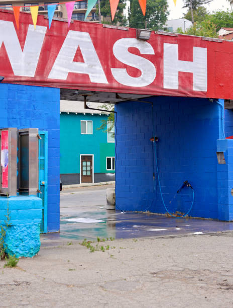 istock Heavy duty outdoor car wash 2155727262