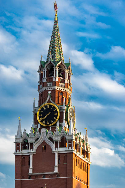 Moscow, Russia - May 25, 2024: Tourists exploring Kremlin inside