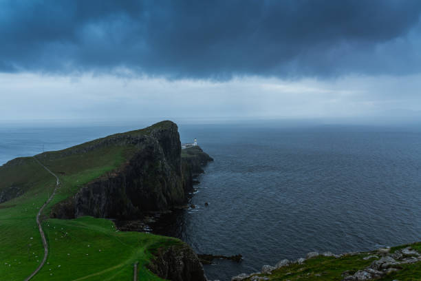Nest point lighthouse at Scotland