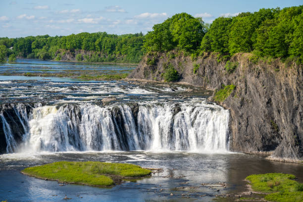 Cohoes Falls in early Summer, Albany, New York, USA