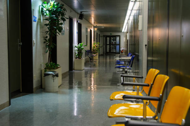 Bright and Spacious Modern Hallway with Glass and Natural Light