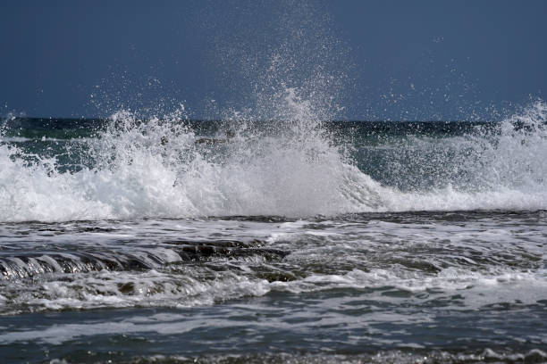 istock wave splashing in the sea side 2155745040