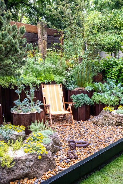 istock Chair in the garden 2155749449