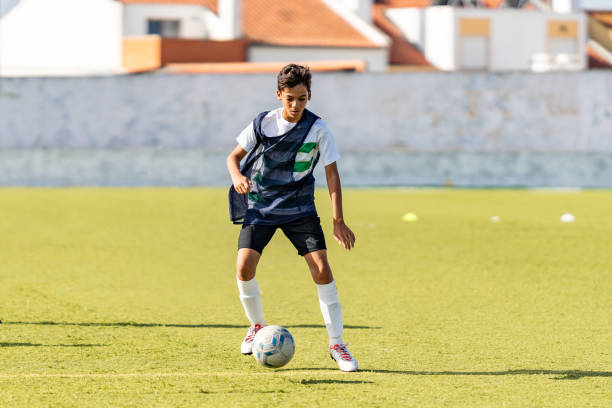 istock Teenage boy doing sports training 2155749786