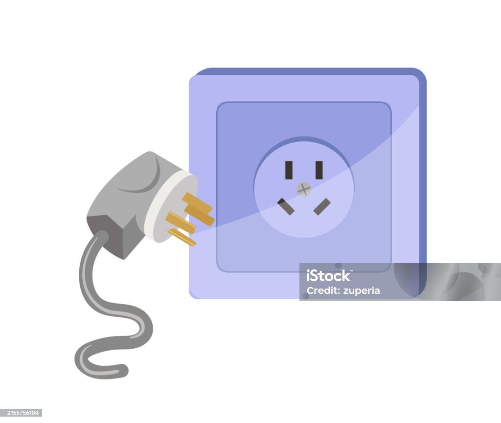 Multi Plug Vector Multiple Cable Power Plugs And Electrical Socket Vector Illustration ...