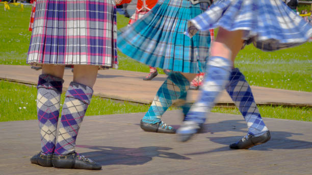 istock Scottish Highland Dancers in Action 2155757219