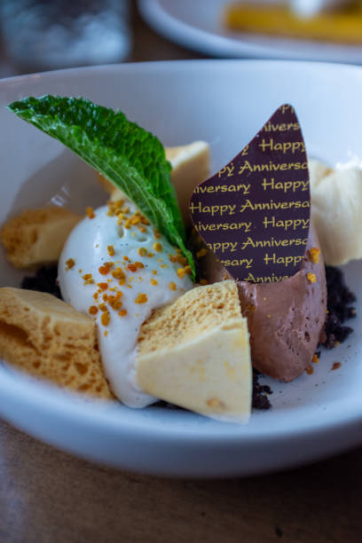istock View of the anniversary dessert 2155763715