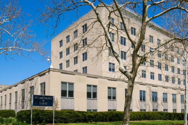 istock Dept of State, building in Washington DC 2155764676