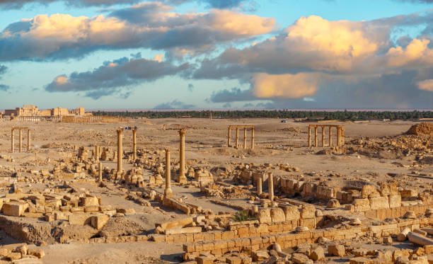 The ancient city of Umm Qais in the north of Jordan.