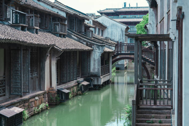 Admire the traditional Chinese buildings in the ancient town of Wuzhen. Discover the historic architecture, cultural heritage, and timeless charm of this picturesque destination.