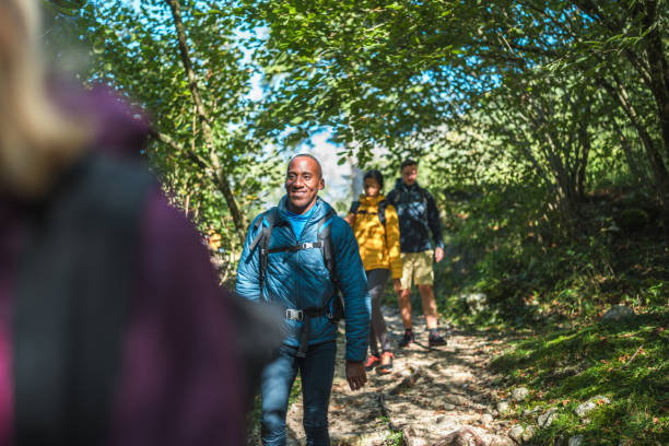 istock Diverse Group of Friends on Forest Hike 2155777920