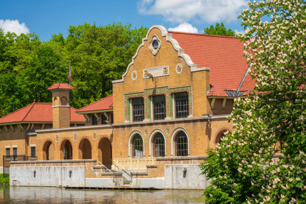 Lakehouse in Washington Park, Albany, New York, USA