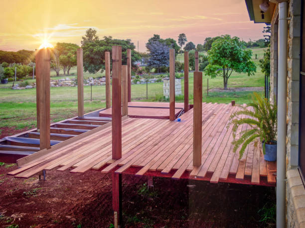 Residential house being built in rural Queensland