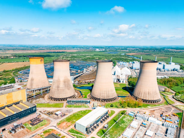 istock Drone view of abandoned coal-fired power station at West burton, UK 2155795041