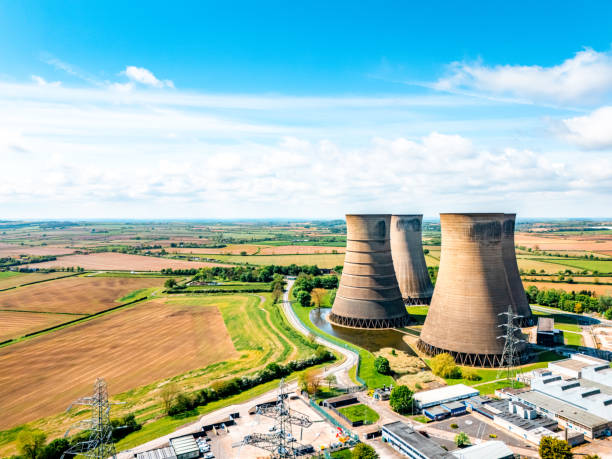 istock Drone view of abandoned coal-fired power station at West burton, UK 2155795043