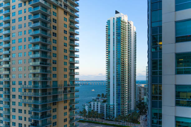 Brickell - the financial district of Miami Florida