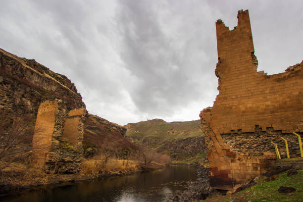 istock Silk Road Bridge, Ani Historical City 2155798302