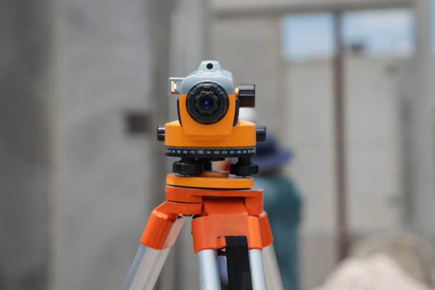 istock Close up equipment survey ,digital measuring tool. 2155800478