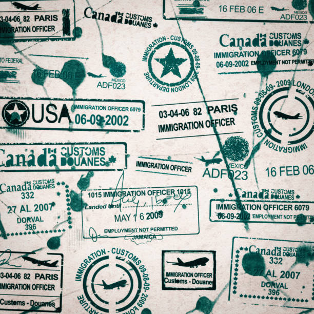 United States Passport with stamps