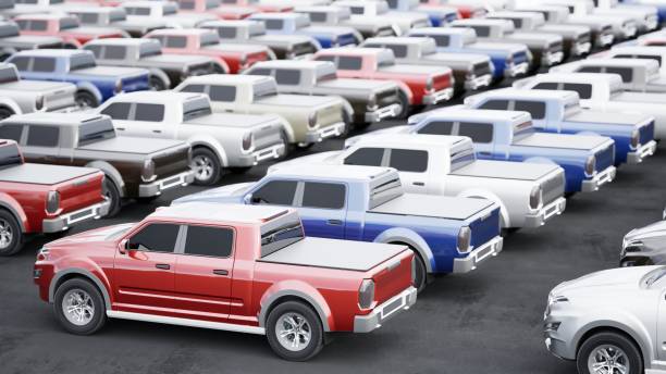 istock New modern pick-up cars 2155801145