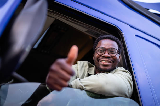istock Truck driving business. 2155805876