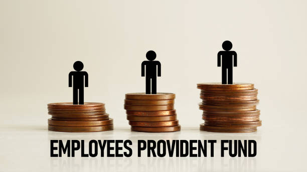istock Employees Provident Fund EPF is shown as the business concept 2155812600