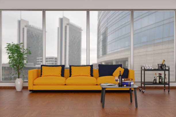 istock Home, living room, sofa and armchairs. 2155814771