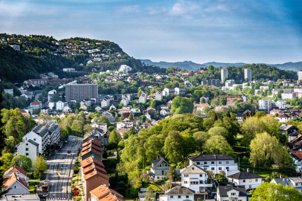 istock Bergen panorama over the suburbs, Norway 2155818883