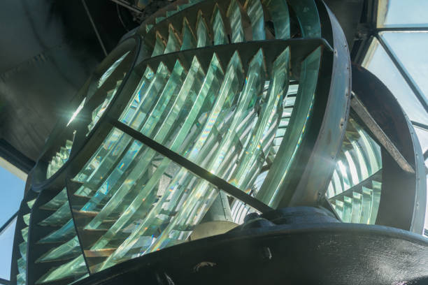 istock Huge lens close-up of a lighthouse 2155819827