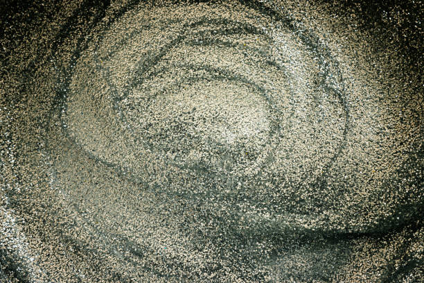 abstract glitter black and gray lights background. de-focused