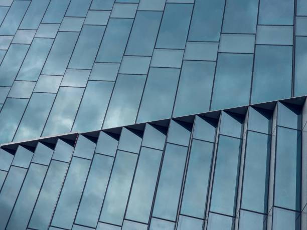 istock Blue glass wall of skyscraper 2155823485