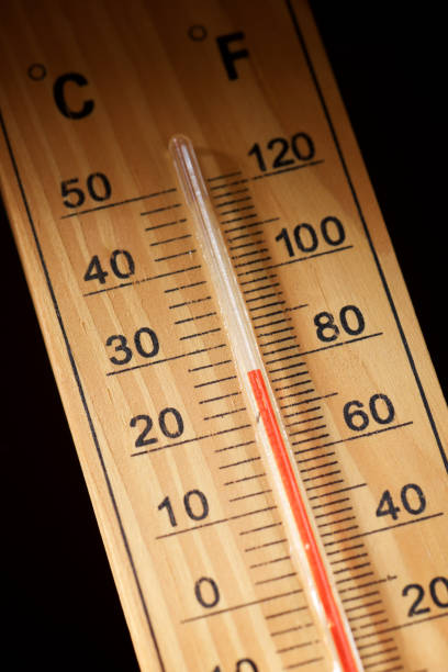 istock Close-up of an alcohol thermometer 2155824463