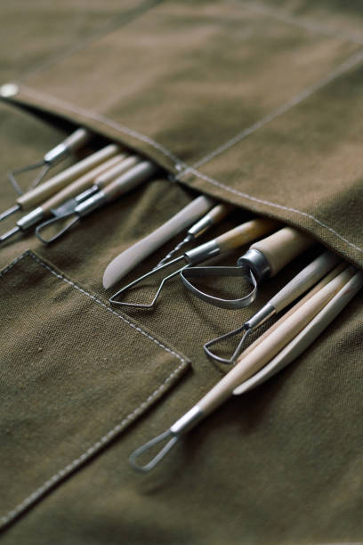 istock Set Of Clay Carving Tools 2155832969