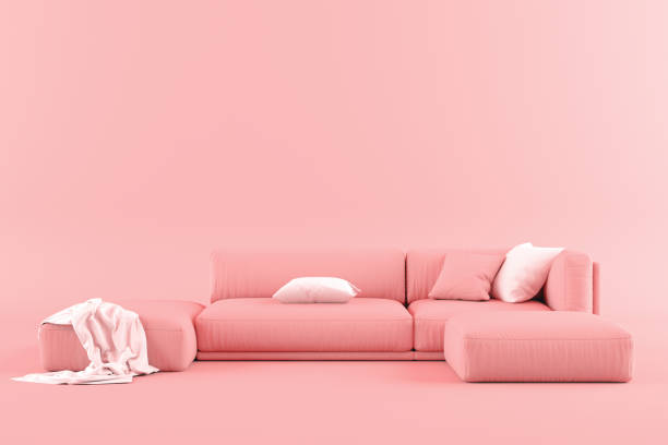 istock Large luxury modern bright interiors Living room mockup illustration 3D rendering image 2155834136