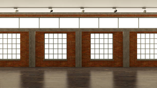 istock Large luxury modern bright interiors Living room mockup illustration 3D rendering image 2155834221