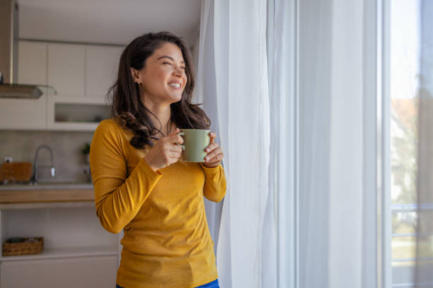 istock That first cup of coffee always brightens my day 2155834682