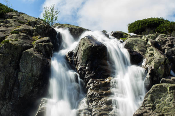 istock mountain river , waterfall in the mountains, Siklawa Waterfall 2155835656