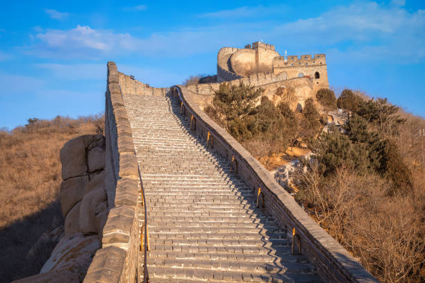 Stone stairs on the city wall