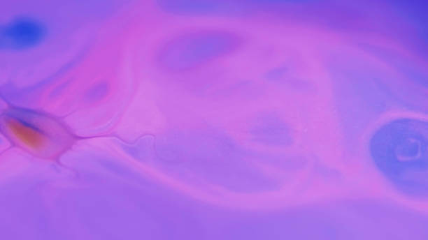 istock Color blend sparkling paint splash pink purple ink 2155839261