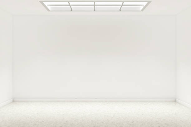 istock Large luxury modern bright interiors Living room mockup illustration 3D rendering image 2155841191