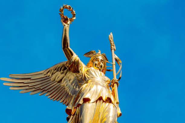 istock close up of victory column statue in Berlin 2155844464
