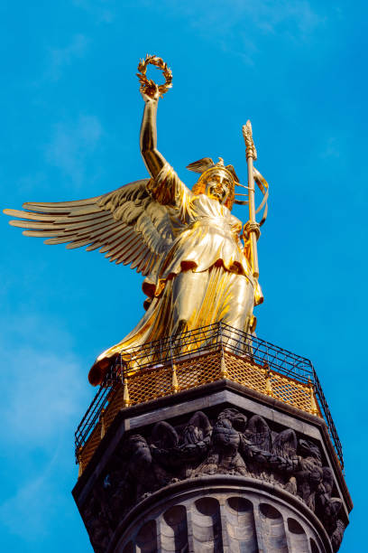 istock close up of victory column statue in Berlin 2155844479