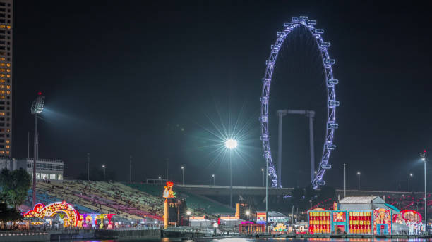 istock The Float at Marina Bay in Singapore night timelapse. 2155844697