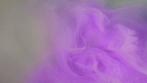 istock Color smoke texture paint water mix purple mist 2155847175