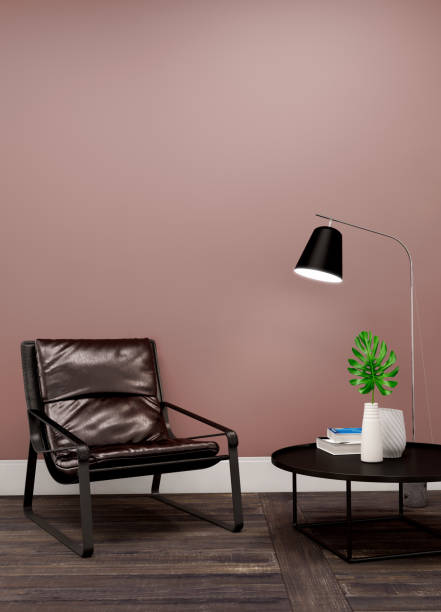 istock Large luxury modern bright interiors Living room mockup illustration 3D rendering image 2155855095