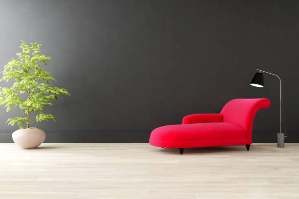 istock Large luxury modern bright interiors Living room mockup illustration 3D rendering image 2155855817